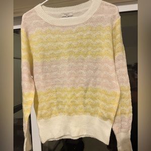 FRNCH Pastel Thin Sweater, Size Small, NWT